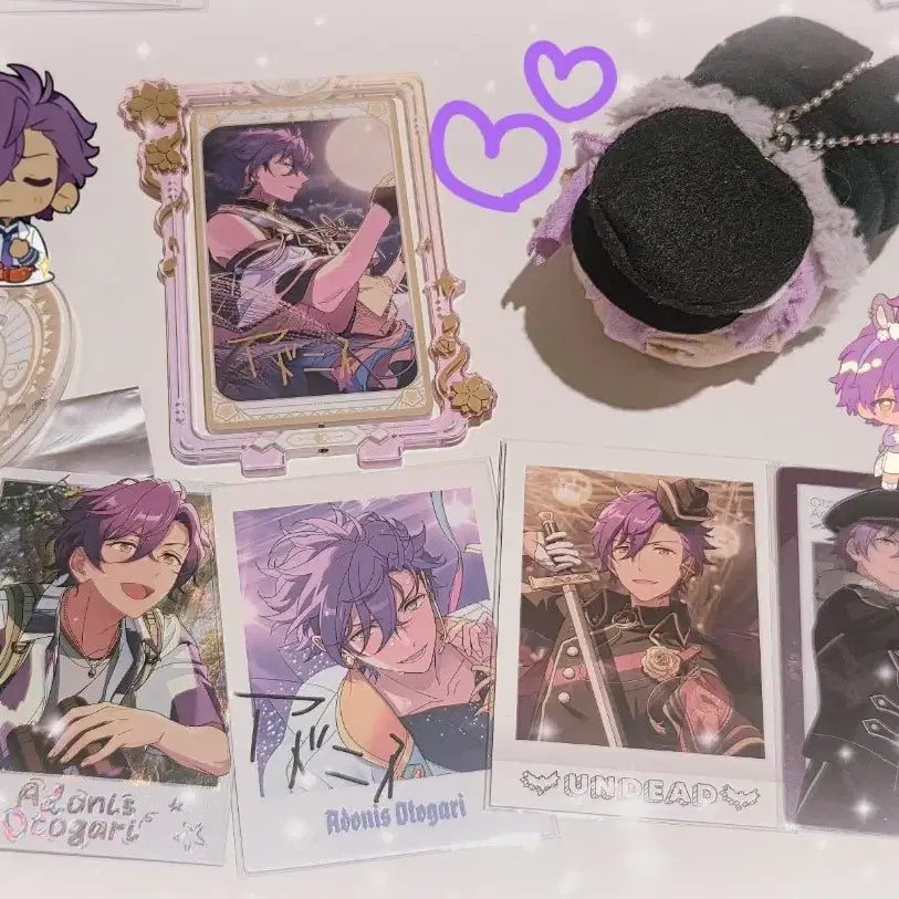 [BUNJANG] Ensemble Stars Adonis Otogari Mochi-Mochi Mascot, Rotating Acrylic Stand, Pachat, Photocard Bundle Set / 앙스타 오토가리 아도니스 모찌마스 회전 아크릴 스탠드 파샷츠 포카 서장 폴라 일괄