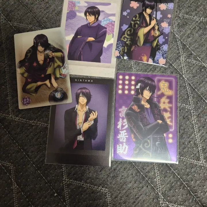 [BUNJANG] Gintama Shinsuke Takasugi Metal Card, Pasha, Wafer Card Bundle Set / 은혼 타카스기 신스케 메탈카드 + 파샤 + 웨하스 일괄