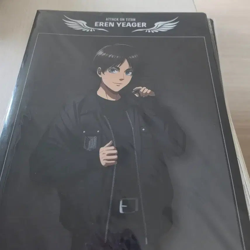 [BUNJANG] Attack on Titan Eren Yeager Clear File (Sealed) / 진격의거인 에렌 클리어화일 미개봉