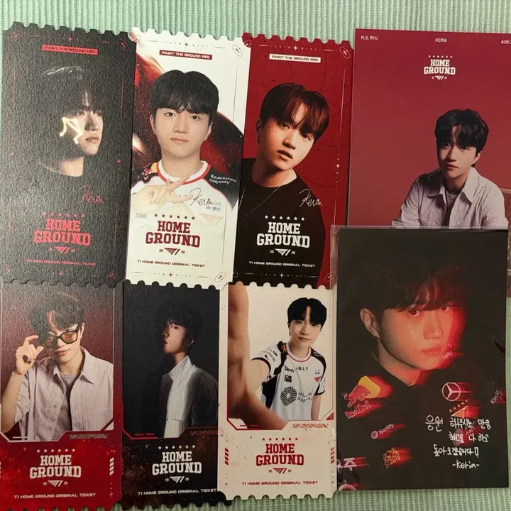 [BUNJANG] T1 Keria Homeground Postcard + Worlds Postcard + Ticket Bundle Set / T1 케리아 홈그 엽서 + 티켓 일괄판매