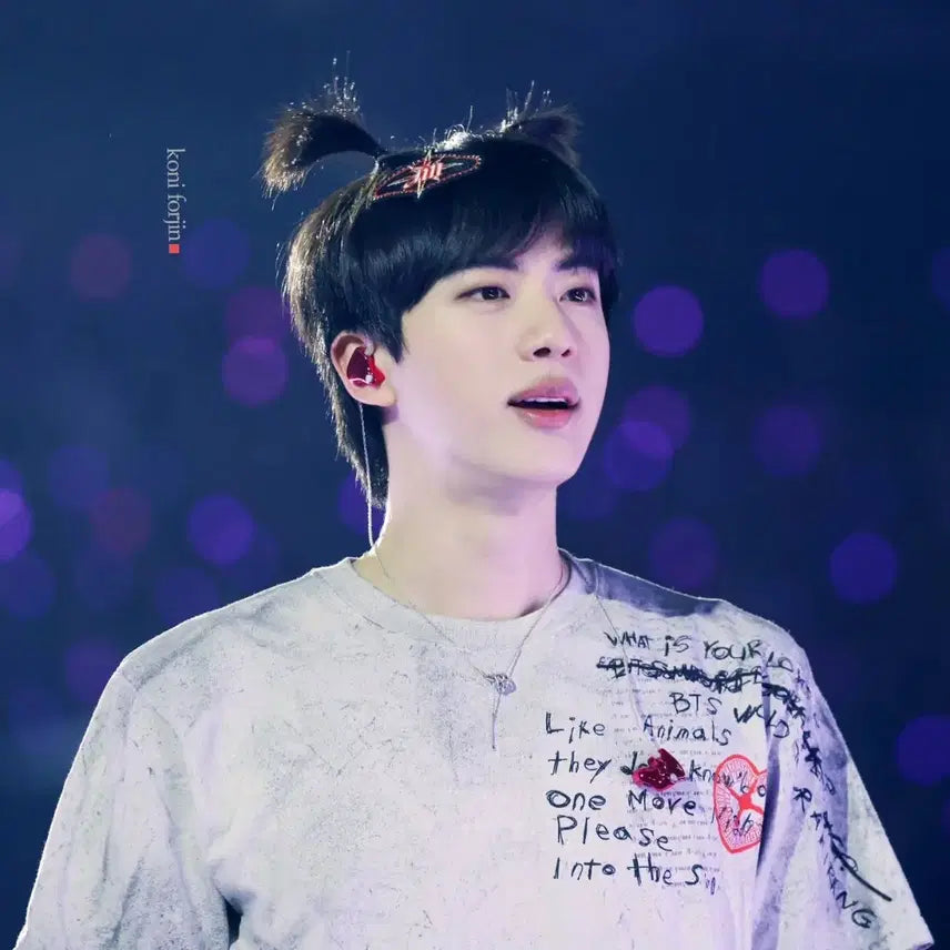 [BUNJANG] BTS Jin Las Vegas Embroidered Wappen Pin Badge / 방탄소년단 BTS 라스베가스 자수 와펜 핀 뱃지 석진