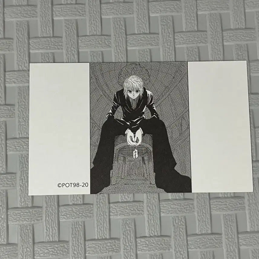[BUNJANG] Hunter x Hunter Kurapika Business Card Jump Shop Jump Festa Limited / 헌터헌터 헌헌 점프샵 점프페스타 크라피카 명함 카드
