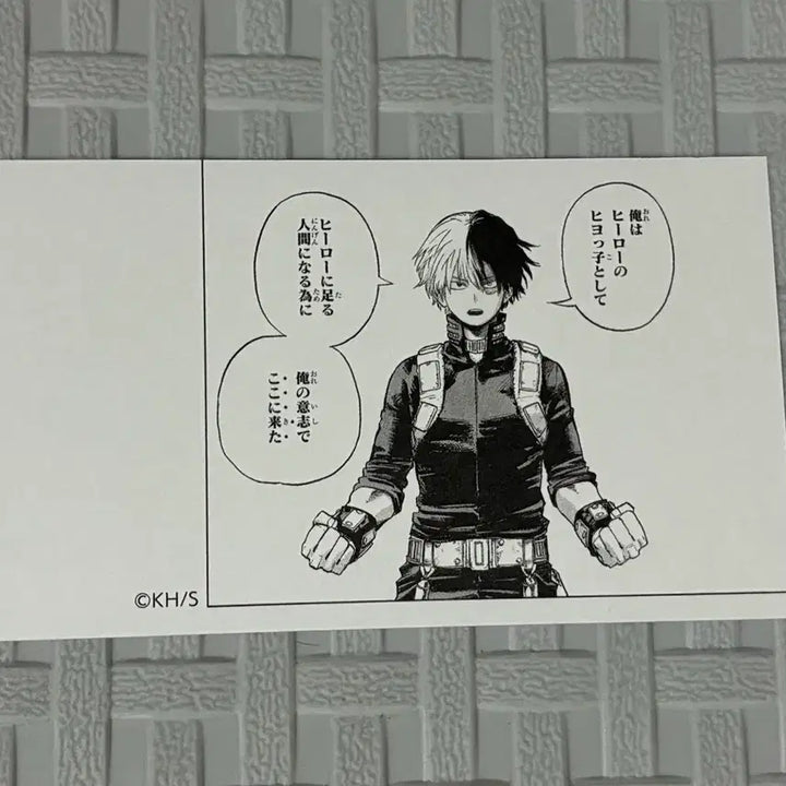 [BUNJANG] My Hero Academia Jump Shop Jump Festa Todoroki Shoto Business Card / 히로아카 나히아 점프샵 점프페스타 토도로키 쇼토 명함 카드