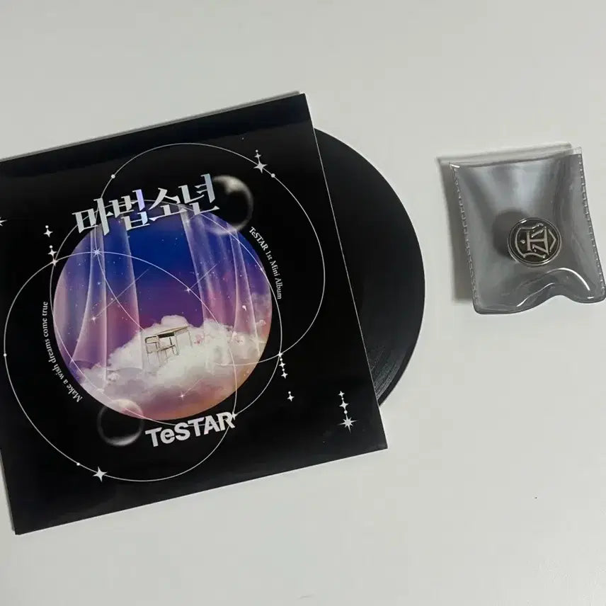 [BUNJANG] The Deliberate Fate of the Destined Ones (DEMUTJUK) TESTAR Magical Boy Album Pin Button Official LP Coaster / 데못죽 테스타 마법소년 앨범 핀버튼 공식 LP 코스터