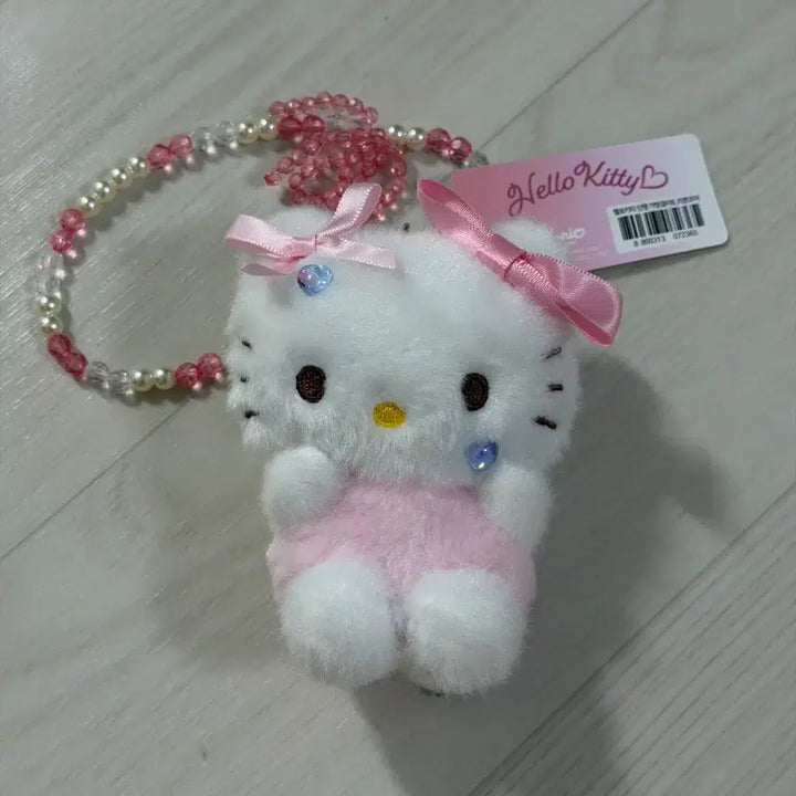 [BUNJANG] Sanrio Hello Kitty Ribbon Core 10cm Plush Keychain / 산리오 헬로키티 키티 리본코어 10cm 인형 키링