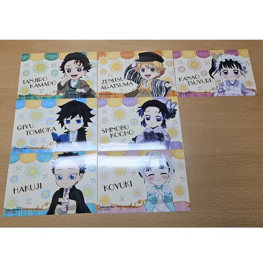 [BUNJANG] Demon Slayer Animate Exclusive Bromide Set (All 7 Types) / 귀멸의 칼날 애니메이트 특전 브로마이드 전7종 일괄 탄지로 젠이츠 카나오 기유 시노부 하쿠지 코유키