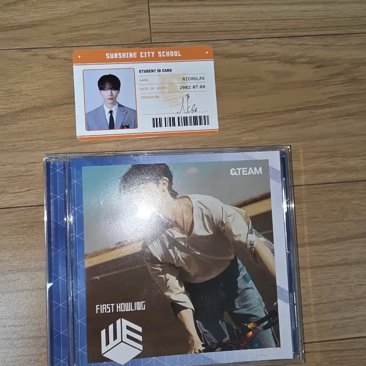 [BUNJANG] ENHYPEN Nicholas Student ID Photocard / 앤팀 니콜라스 cd와 학생증 포토카드