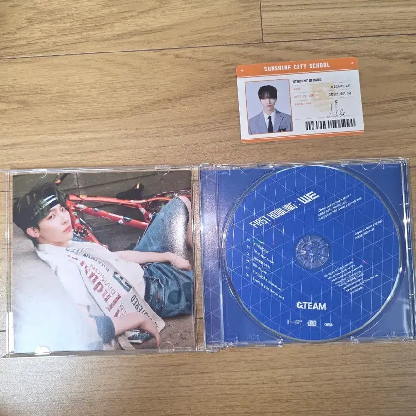 [BUNJANG] ENHYPEN Nicholas Student ID Photocard / 앤팀 니콜라스 cd와 학생증 포토카드