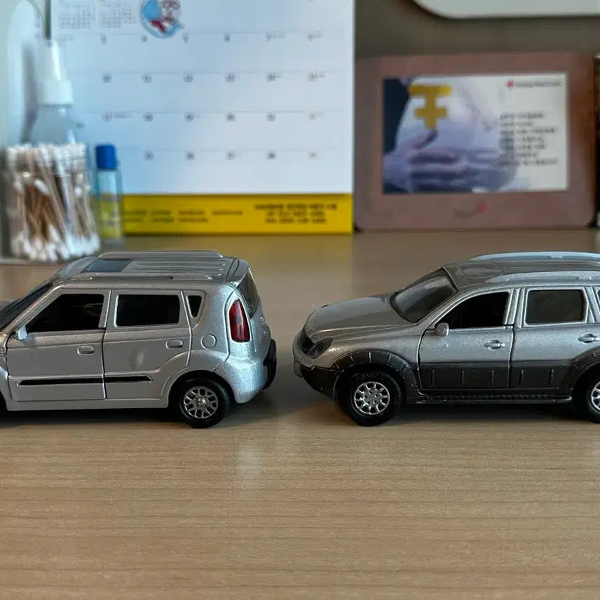 [BUNJANG] Chang Myung Rexton &amp; Soul Diecast Model Bundle Set / <일괄가격> 국산미니카 창명 렉스턴 , 쏘울 다이캐스트
