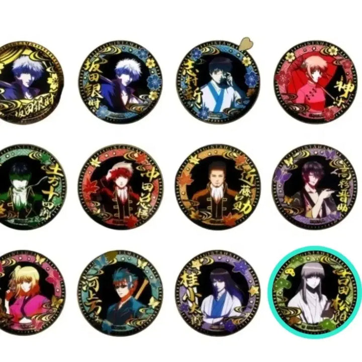[BUNJANG] Gintama Yoshida Shoyo Chinese Gold Foil Can Badge / (택포) 은혼 중국 금박 금장 EAKI 캔뱃지 요시다 쇼요