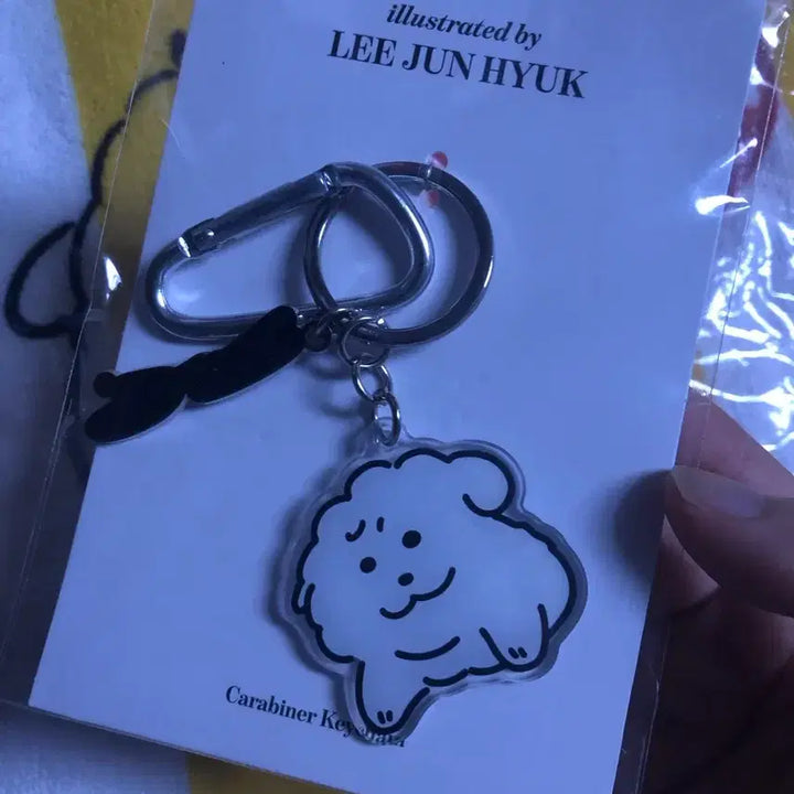 [BUNJANG] Lee Jun Hyuk Actor Fan Meeting Popcorn Keyring &amp; Hand Towel Bundle Set (Sealed) / 일괄 미개봉) 이준혁 배우 팬미팅 팝콘이 키링 + 핸드타올 2장