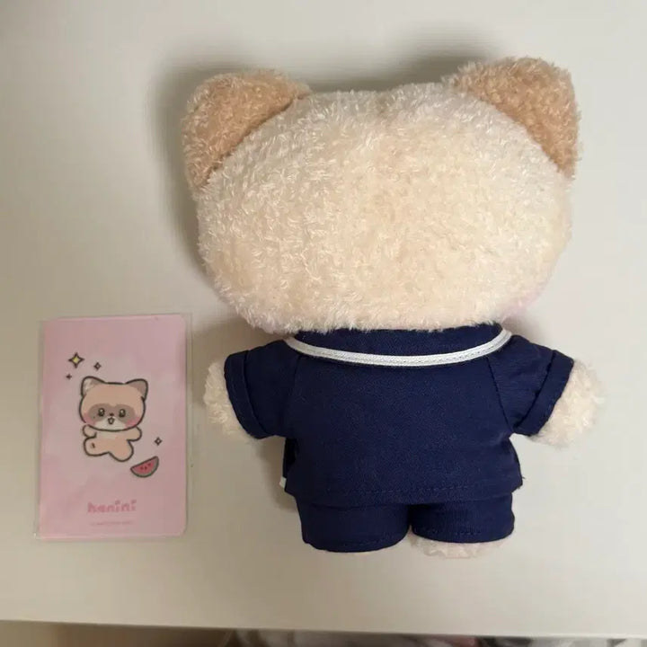 [BUNJANG] ZB1 Zhang Hao School Uniform Plush Set with Photocard / 앤더블 장하오 교복 하니니 인형 포카 세트