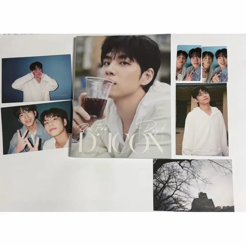 [BUNJANG] DAY6 Wonpil DICON Magazine A Version Photocard and Postcard Set / 데이식스 디아이콘 잡지 A버전 원필 잡지 포카 엽서