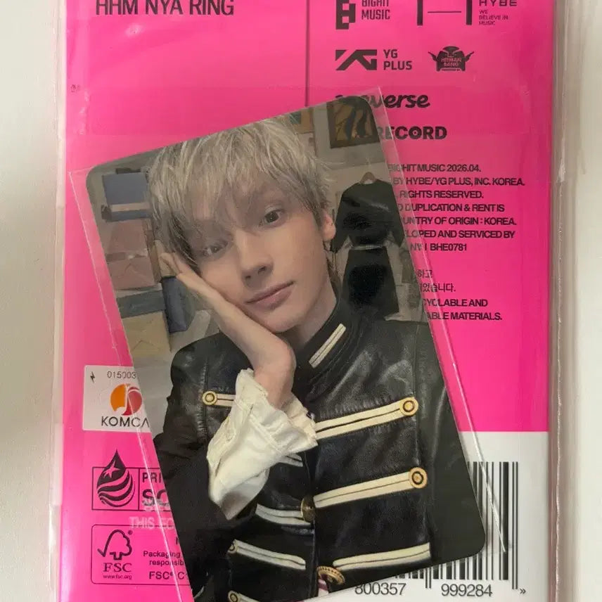 [BUNJANG] TXT Huening Kai Gaseujamba Ppurvatu Everline Photocard (Sealed) / TXT 휴닝카이 흠냐링 가시잠바 뿔바투 에버라인 (미개봉)