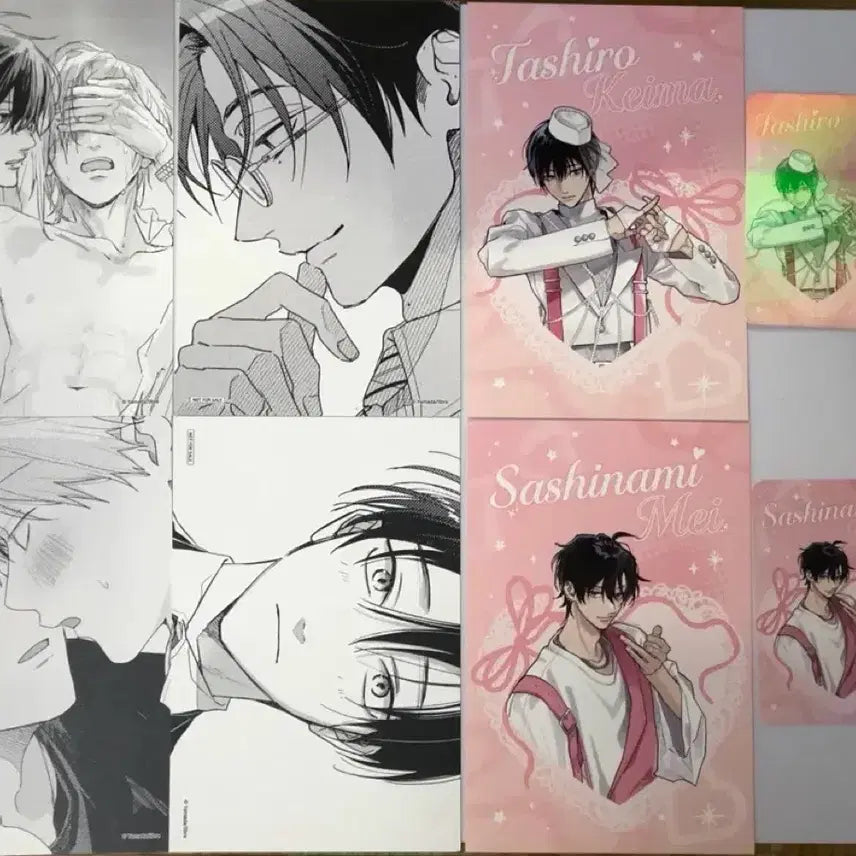 [BUNJANG] TASHIRO TUNICK Bundle Set Postcard, Coaster, Sticker, Lenticular / 타시로 투니크 방포,코스터,엽서,띠부실 특전 일괄 판매