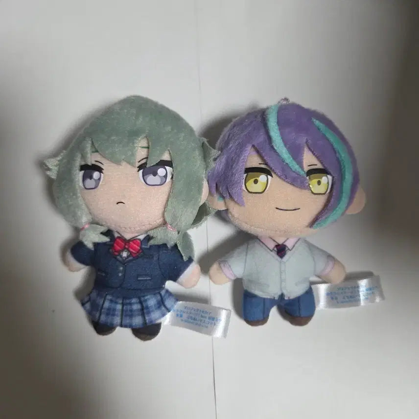 [BUNJANG] Project Sekai Uniform Puchinui Kusanagi Nene &amp; Kamishiro Rui Plush Set / 프세카 교복 푸치누이 네네 루이
