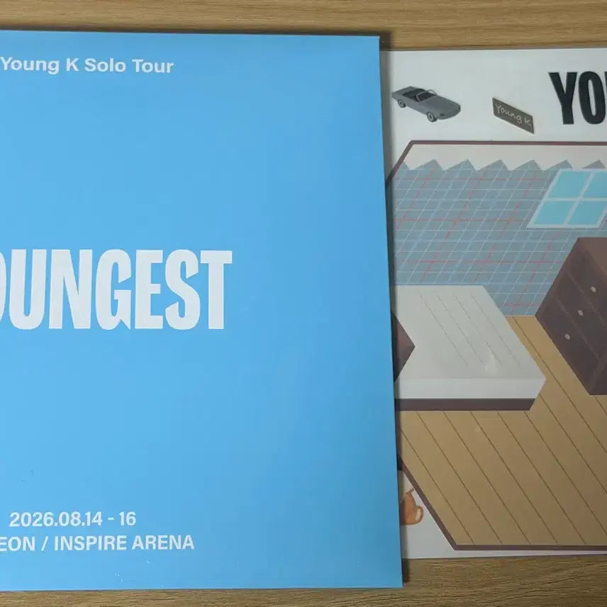 [BUNJANG] Young K Solo Concert Made Zone Youngest Handkerchief, Film Postcard, Decor Sticker / 영케이 솔콘 마데존 영기스트