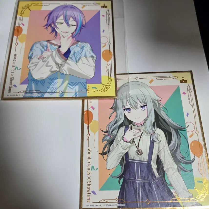 [BUNJANG] Project Sekai Sega Lucky Draw F Prize Shikishi Nene Kusanagi &amp; Rui Kamishiro / 프세카 세가 럭키쿠지 F상 색지 네네 루이