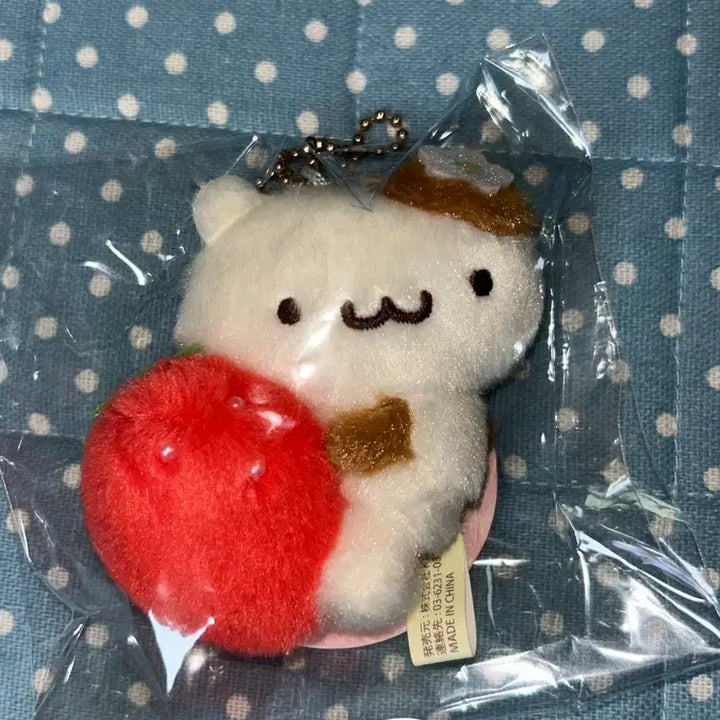 [BUNJANG] Sanrio Ichigo Strawberry Moomin Plush / 산리오 이치고 딸기 무뉴구루미 머핀
