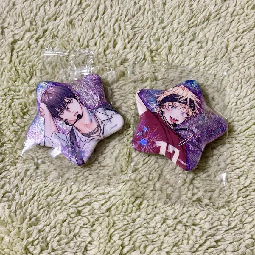 [BUNJANG] Resin Sparkles Love is Illusion Superstar Can Badge Bundle Set / [일괄] 레진 스파클즈 사랑은 환상 슈퍼스타 캔뱃지