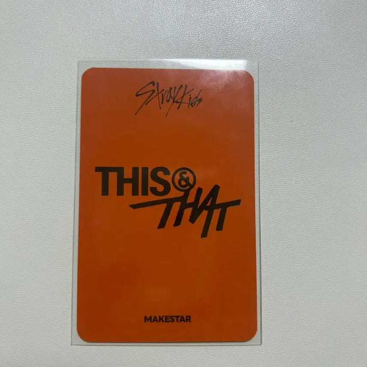 [BUNJANG] Stray Kids DIS-DAT MakeStar Changbin Photocard POB / 스키즈 디스앤댓 메이크스타 창빈 포카 특전
