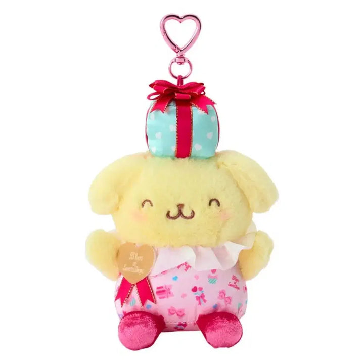 [BUNJANG] Sanrio 55th Anniversary Pompompurin Mascot Keyring / 산리오 55주년 기념 폼폼푸린 마스코트 키링