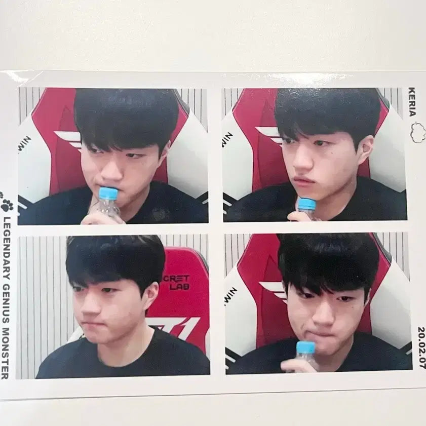 [BUNJANG] T1 Keria Four-Cut Photo / T1 케리아 네컷