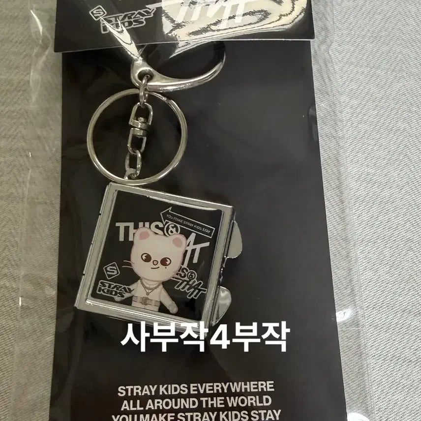 [BUNJANG] Stray Kids SKZOO Mirror Keyring Jiniret Hyunjin / 원가)스키즈 디스앤댓 팝업 스키주 거울키링 지니렛 현진