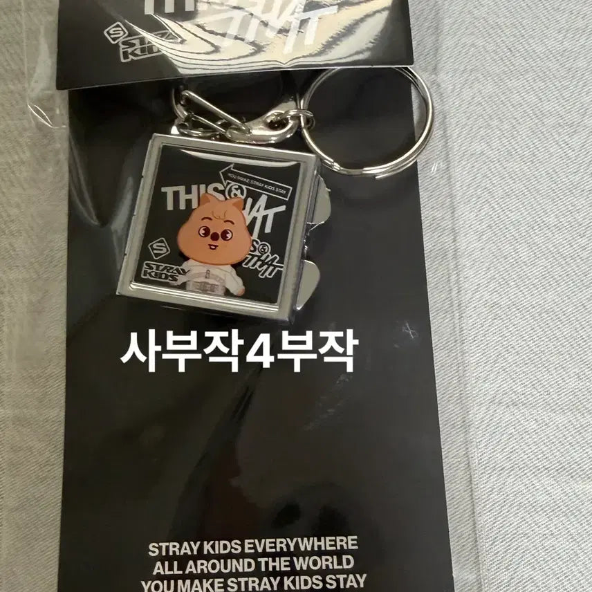 [BUNJANG] Stray Kids SKZOO Mirror Keyring Han Jisung / 원가)스키즈 디스앤댓 팝업 스키주 거울키링 한쿼카 한지성 한