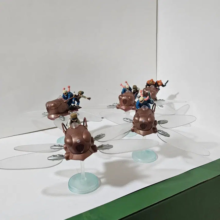 [BUNJANG] Ghibli Castle in the Sky Flaptter Figure Set (5 Types) / 지브리 천공의 성 라퓨타 플랩터  피규어 전 5종세트