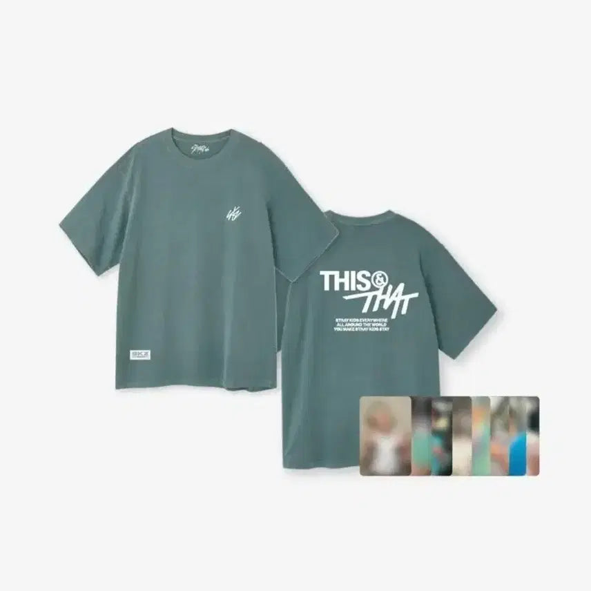 [BUNJANG] Stray Kids THIS DOES NOT COMPUTE Popup T-Shirt Bundle Set / 스트레이키즈 포카 포함 디스앤뎃 팝업 반팔티 방찬 창빈 리노 필릭스 현진 승민 아이엔