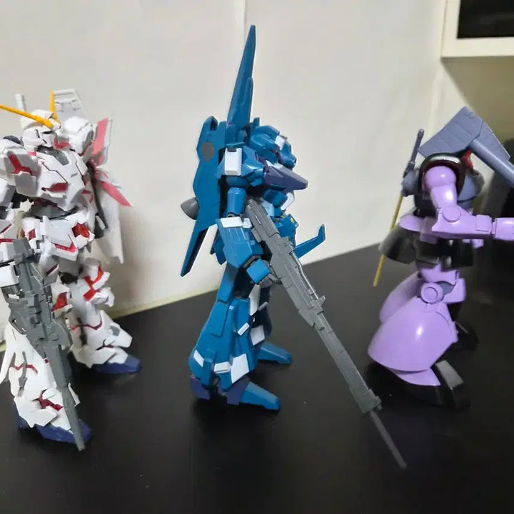 [BUNJANG] HG RGZ-95 ReZEL, RX-0 Unicorn Gundam, Zaku II (Dom) Pre-assembled Kit Bundle / (hg)리젤,유니콘 건담,돔 가조립 일괄 판매
