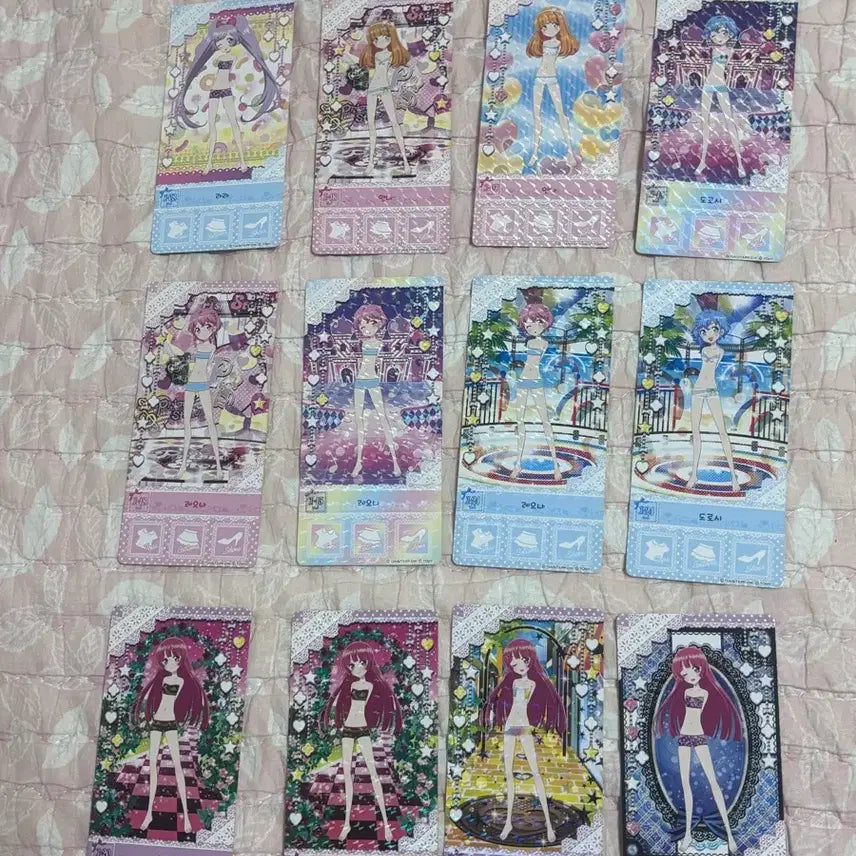 [BUNJANG] Pripara Million Live Card Bundle Set (6 Coord, 12 Character, 9 Fragment) / 프리파라 밀피 37장 일괄(코디6,캐릭터카드12,조각9)
