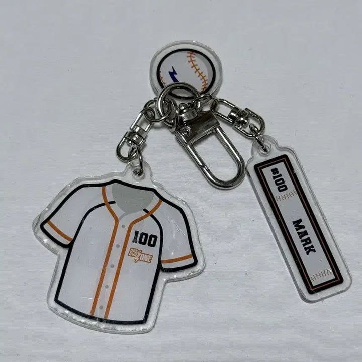 [BUNJANG] NCT Nation Seoul Pop-up MD Baseball Acrylic Keyring &amp; Mark Photocard Set / 엔시티존 성수 팝업 엠디 베이스볼 아크릴 키링 마크 포토 카드 세트
