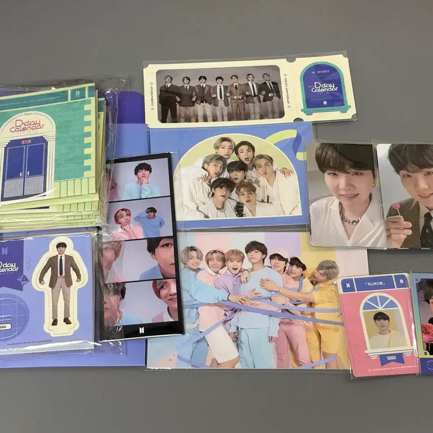 [BUNJANG] BTS D-DAY Calendar 2021 Suga Jin RM J-Hope / 방탄소년단 디데이 캘린더 2021 슈가 윤기 알엠 남준 제이홉 호석 bts d-day calendar