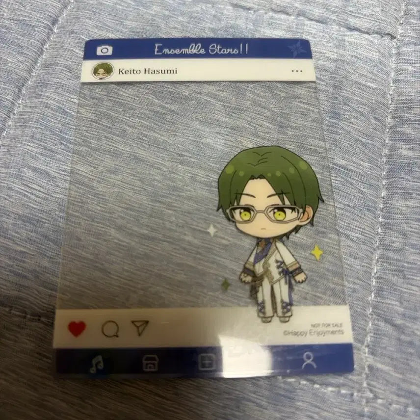 [BUNJANG] Ensemble Stars! Hasumi Keito Transparent Photocard / 앙상블 스타즈 팝업 7만원 특전 하스미 케이토