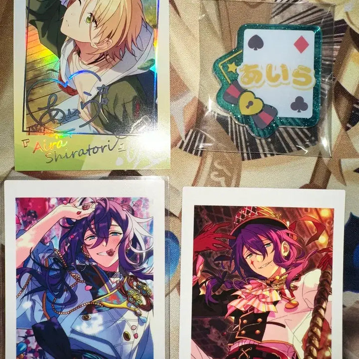 [BUNJANG] Ensemble Stars Alkaloid Aira Momota Onamae Name Tag Polaroids / 앙스타 알칼로이드 알칼 아이라 오나마에 뱃지 이름표 파샷츠 중스타 폴라 마요이