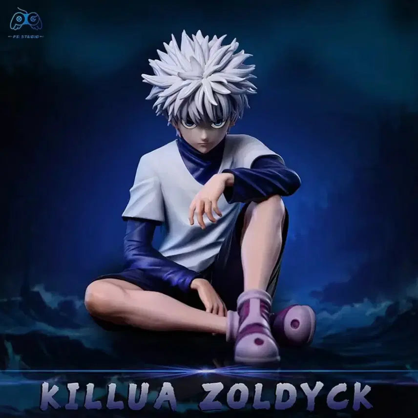 [BUNJANG] Hunter x Hunter Killua Zoldyck Sitting Pose PVC Figure / 헌터헌터 키르아 조르딕 앉은 자세 피규어 PVC