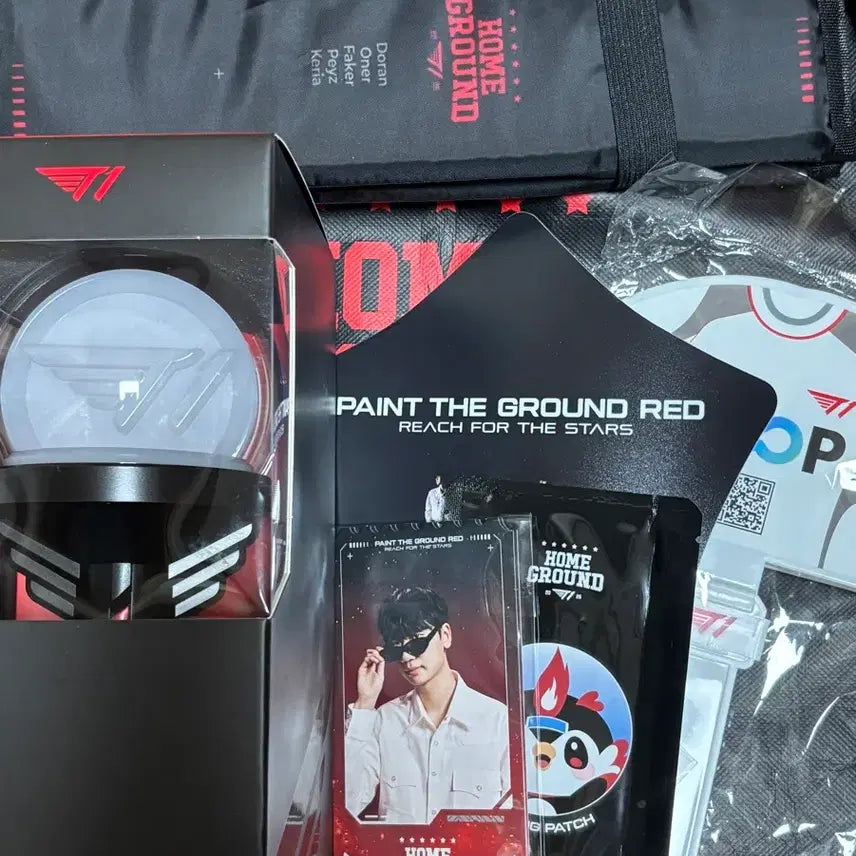 [BUNJANG] T1 Home Ground Cheer Stick Special Set / T1 티원 홈그라운드 홈그 응원봉 특전 풀세트 양도합니다