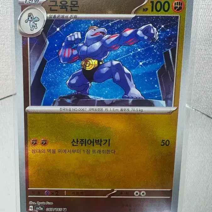 [BUNJANG] Pokemon Card 151 Machoke Monster Ball Holo / 151 포켓몬카드 근육몬 몬스터볼 홀로