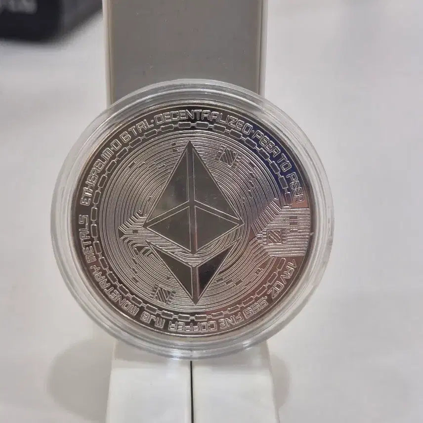 [BUNJANG] Ethereum ETH Commemorative Coin Medal / 이더리움 ETH 기념 코인 메달
