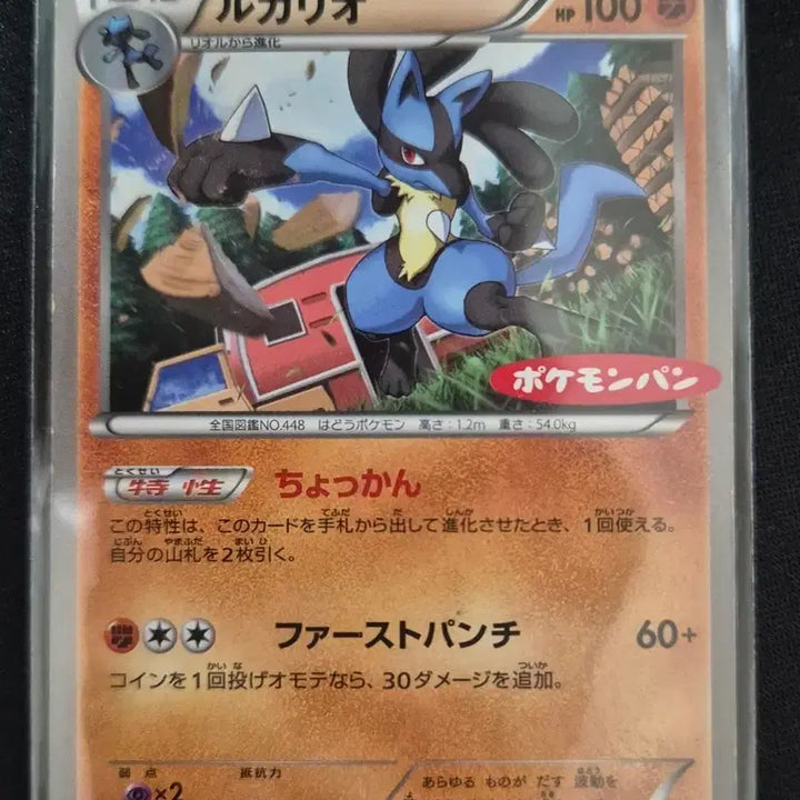 [BUNJANG] Pokemon Card Lucario PROMO (203/BW-P) Japanese / 일판 포켓몬 카드 루카리오 203/BW-P