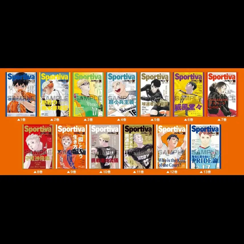 [BUNJANG] Haikyu!! Sporty Collection Visual Board Full Set / 하이큐 스포티바 비주얼보드 전종