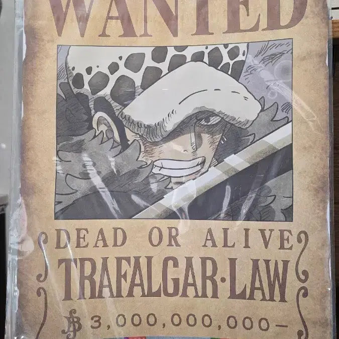 [BUNJANG] One Piece Trafalgar Law &amp; Chopper Wanted Poster Bundle Set Poster / 일괄 원피스 트라팔가 로우 쵸파 현상수배서 포스터 퍄매