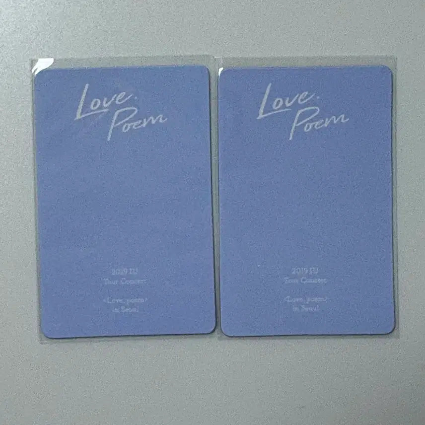 [BUNJANG] IU Love Poem Lenticular Photocard / 아이유 러브포엠 dvd 렌티큘러 포토카드 포카