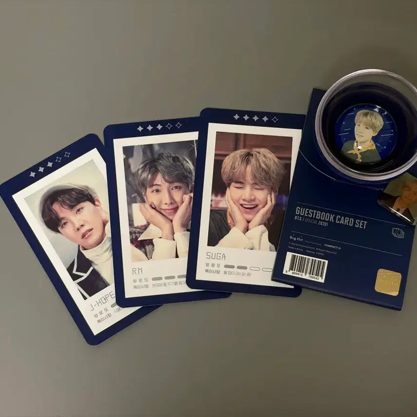 [BUNJANG] BTS Magic Shop Bundle Set - Suga Magnet + Guestbook Photocard / 방탄소년단 매직샵 일괄 (슈가 마그넷+게스트북 포카)