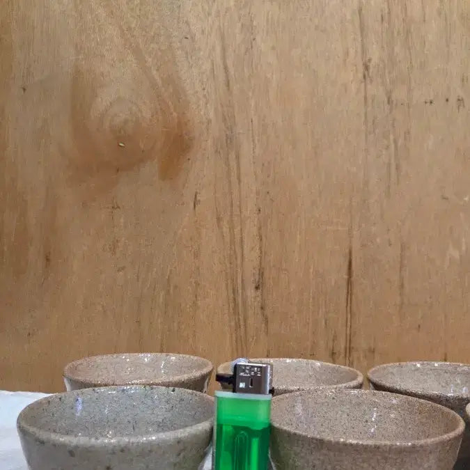 [BUNJANG] Lee Kyung-hyo Celadon Tea Cup Set (6 Pieces) / 토곡 이경효 도자기 찻잔 6점