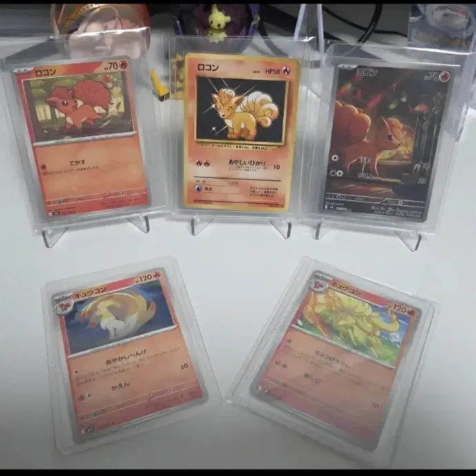 [BUNJANG] Pokemon Card Vulpix 5-Type Set / 포켓몬 카드 식스테일 5종 세트