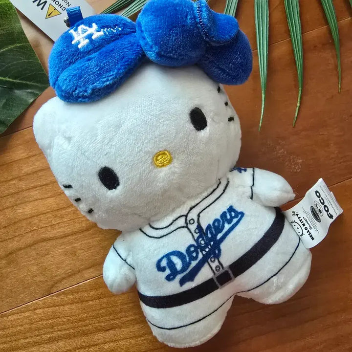 [BUNJANG] Hello Kitty Dodgers Uniform Keyring Holder / (미사용) 헬로키티 다져스 유니폼 키링 키홀더