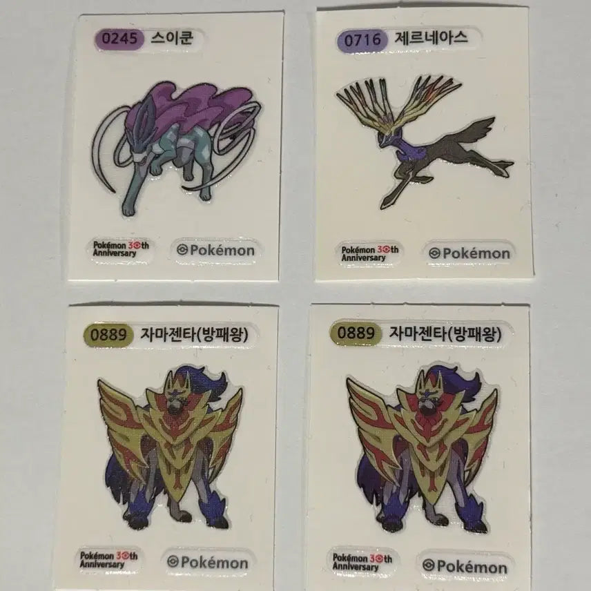 [BUNJANG] Pokemon 30th Anniversary Sticker / 포켓몬 30주년 띠부씰